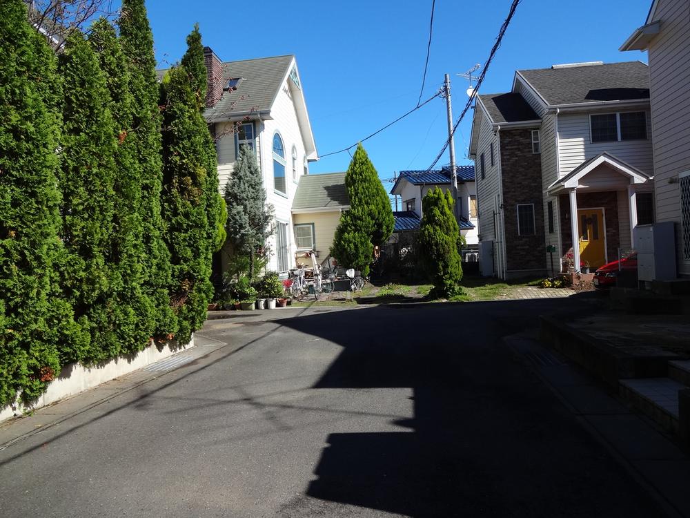 Local photos, including front road. East direction from the front road (October 2013) Shooting