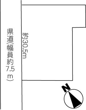 Compartment figure. Land price 15.8 million yen, Land area 516.86 sq m