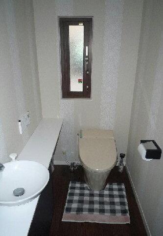 Toilet. First floor toilet With basin