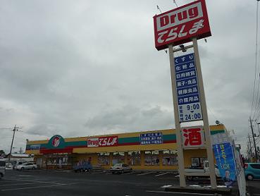 Dorakkusutoa. Drag Terashima Hitachinaka Sawa store 1379m until (drugstore)