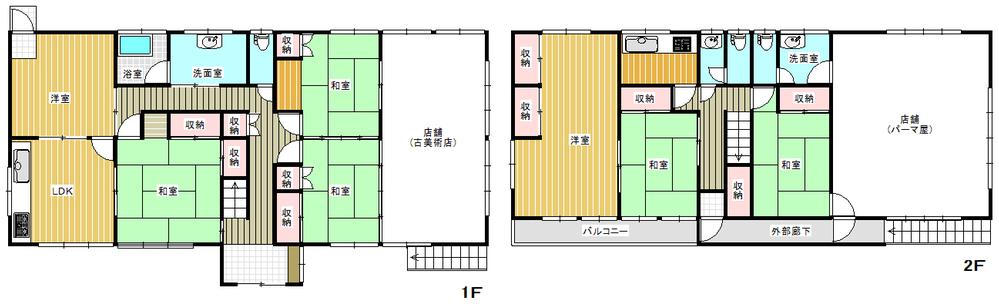 Floor plan. 18.5 million yen, 7LDK, Land area 625.76 sq m , Building area 227.31 sq m