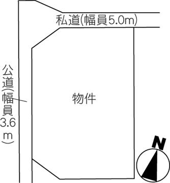 Compartment figure. Land price 6.9 million yen, Land area 216.26 sq m