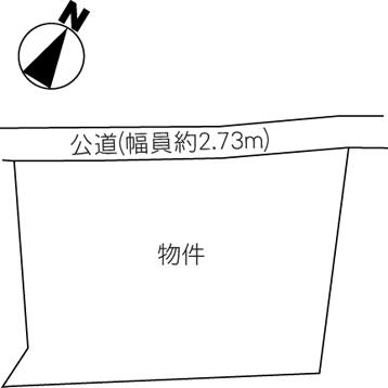 Compartment figure. Land price 7.2 million yen, Land area 373.94 sq m