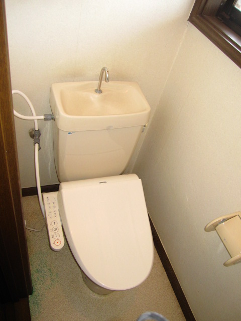 Toilet. With Washlet