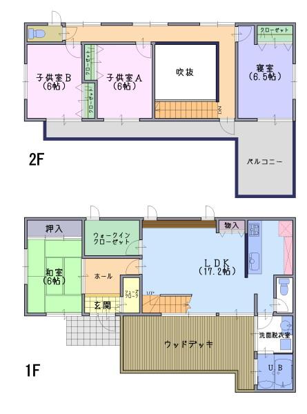 Floor plan. 28.8 million yen, 4LDK + S (storeroom), Land area 259.64 sq m , Building area 114.27 sq m