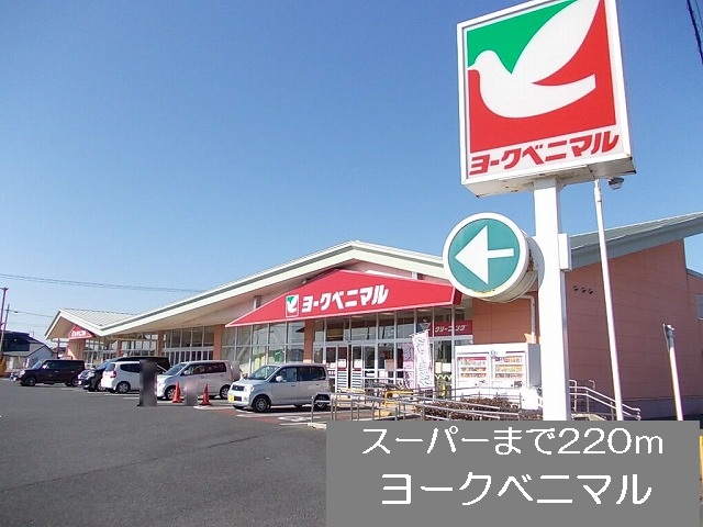 Supermarket. York-Benimaru to (super) 220m