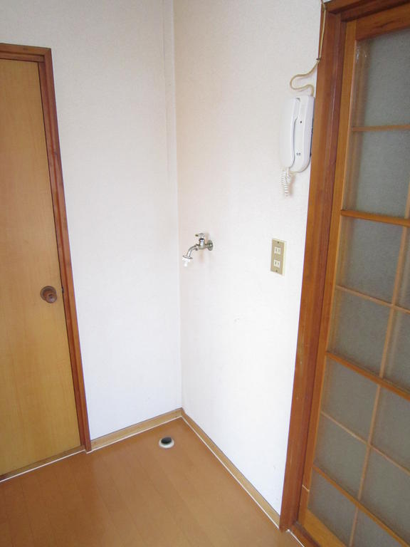 Other room space. Washing machine in the room