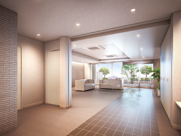 Shared facilities.  [Entrance Hall was full of pride and peace to live] Entrance Hall to symbolize the quality of the building (Rendering). You are welcome to the high-quality space and step into one step foot, It will be filled in the pride and comfort to live here