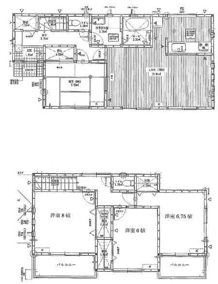 Floor plan.  ・ Firm water-saving in the new shape that eliminates the waste. 