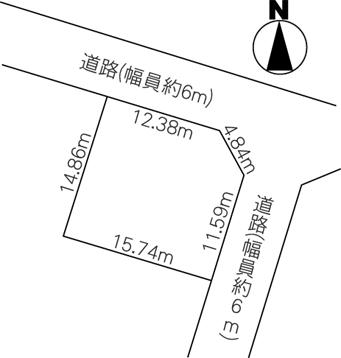 Compartment figure. Land price 3.18 million yen, Land area 229.69 sq m