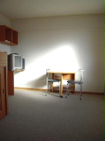 Living and room. With folding table