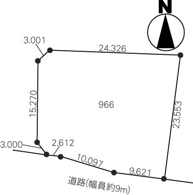 Compartment figure. Land price 6.8 million yen, Land area 541.73 sq m