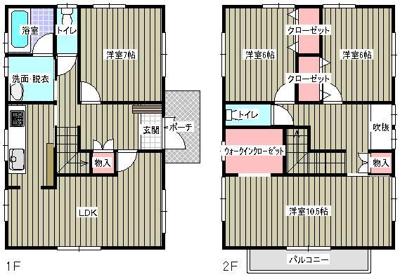 Floor plan. 19,800,000 yen, 4LDK, Land area 238.51 sq m , Building area 118 sq m