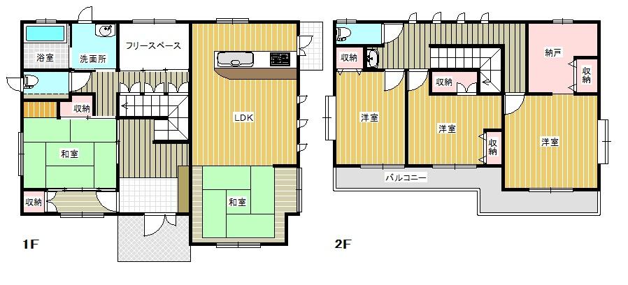 Floor plan. 16.3 million yen, 4LDK + S (storeroom), Land area 256.18 sq m , Building area 132.69 sq m
