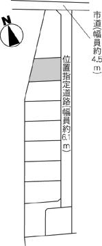 Compartment figure. Land price 3.5 million yen, Land area 70.05 sq m
