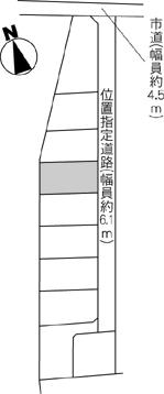 Compartment figure. Land price 3 million yen, Land area 75.11 sq m