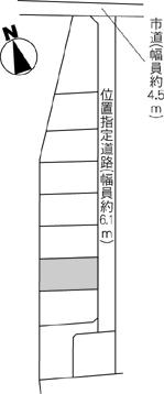 Compartment figure. Land price 2.8 million yen, Land area 75.37 sq m