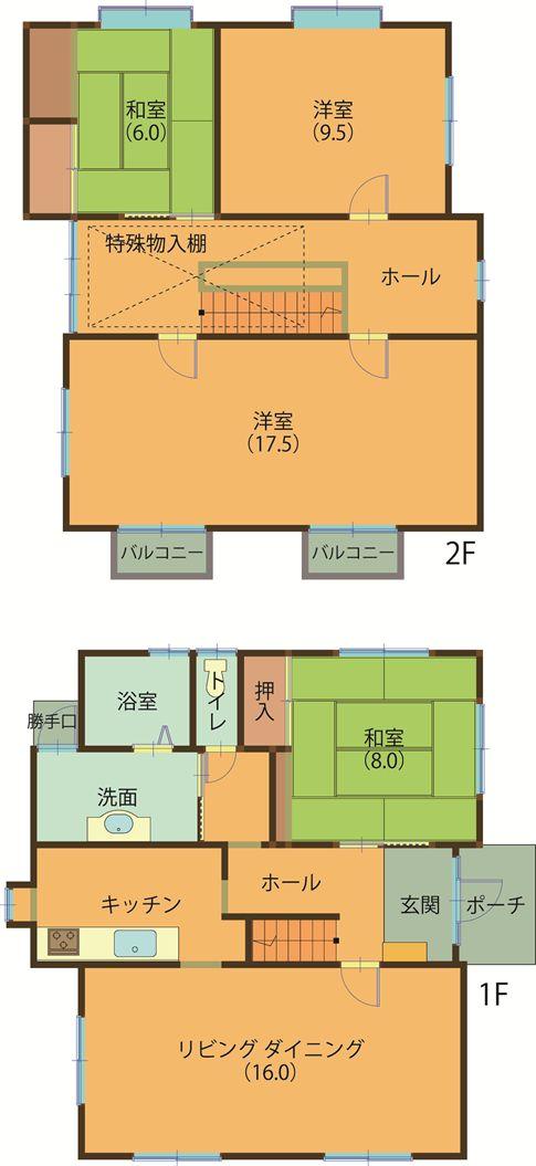 Floor plan. 11.8 million yen, 4LDK, Land area 979.04 sq m , Building area 147.29 sq m
