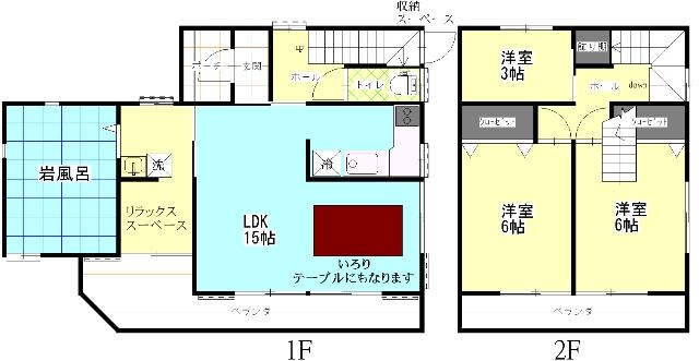 Floor plan. 7.5 million yen, 3LDK, Land area 209.16 sq m , Building area 84.46 sq m