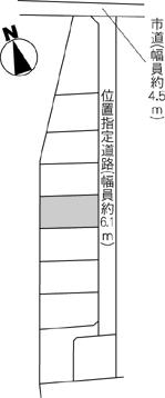 Compartment figure. Land price 2.9 million yen, Land area 75.19 sq m