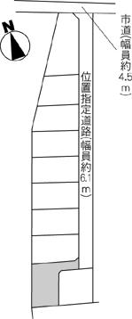Compartment figure. Land price 2.2 million yen, Land area 83.76 sq m