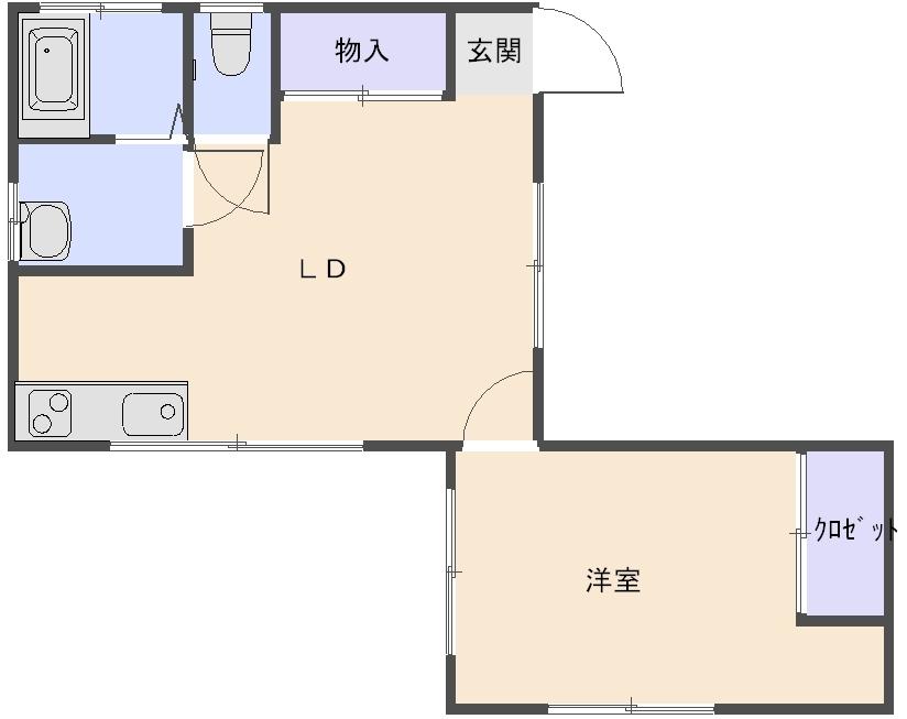Floor plan. 2.99 million yen, 1LDK, Land area 104.24 sq m , Building area 38.06 sq m was inside and outside full renovation! ! 