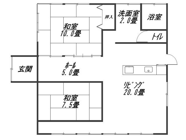 Floor plan. 8.3 million yen, 2LDK, Land area 330.43 sq m , Building area 84.46 sq m