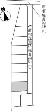 Compartment figure. Land price 2.7 million yen, Land area 78.98 sq m