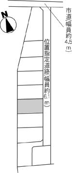 Compartment figure. Land price 2.9 million yen, Land area 75.28 sq m