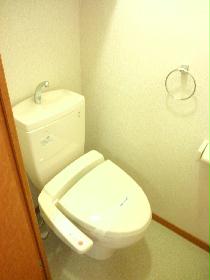 Toilet.  ☆ With warm water washing toilet seat ☆ 