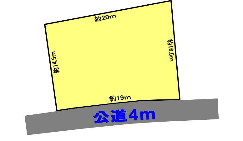 Compartment figure. Land price 7.8 million yen, Land area 289 sq m