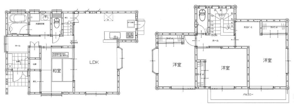 Floor plan. 22.5 million yen, 4LDK, Land area 262.33 sq m , Building area 99.36 sq m