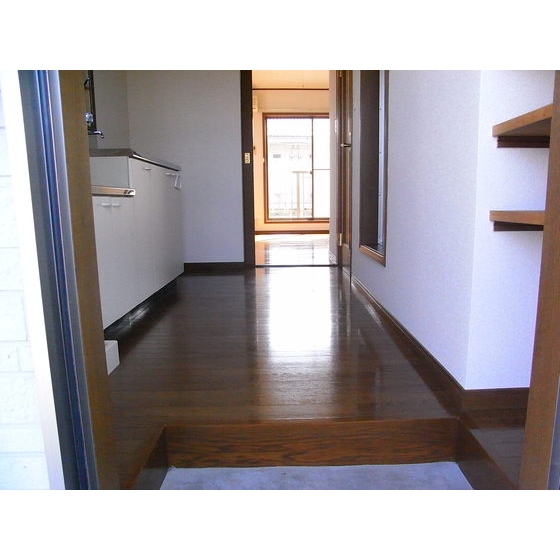 Entrance. kitchen ・ Western-style rooms with partition door