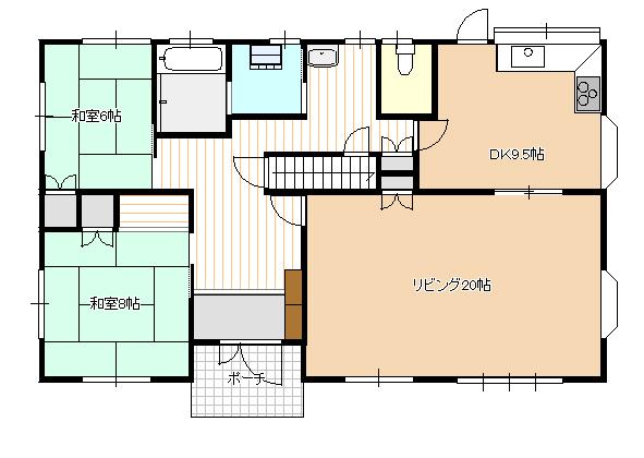 Floor plan. 24,800,000 yen, 4LDK, Land area 982 sq m , Building area 148.63 sq m 1 floor Floor Plan