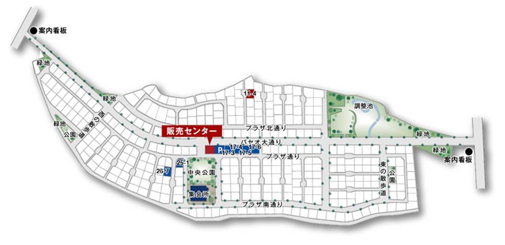 The entire compartment Figure. The entire compartment view green, park, Cityscape is a beautiful large-scale residential area "Paseo ・ Parque Yasato ".