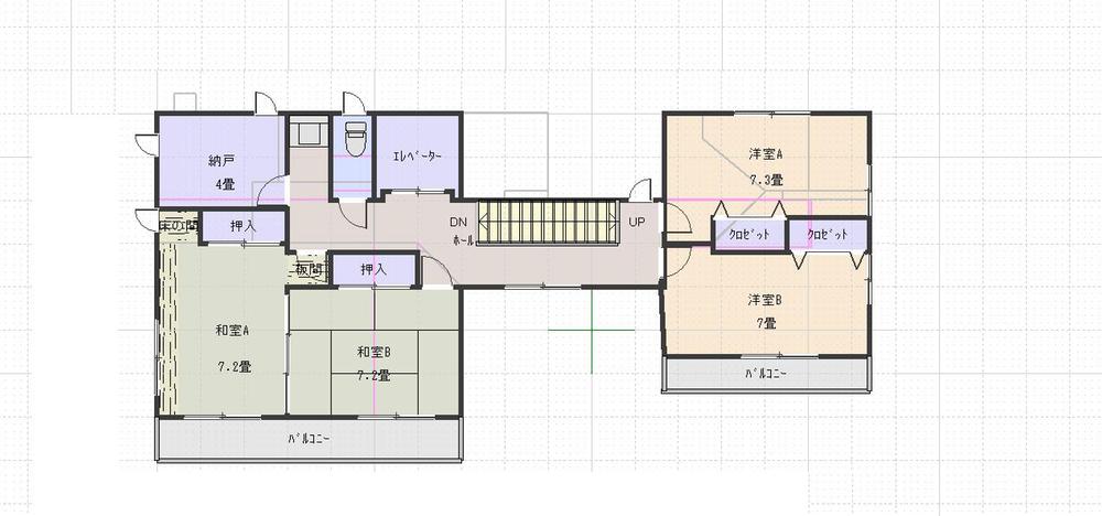 Floor plan. 32 million yen, 6LDK + 2S (storeroom), Land area 314.89 sq m , Building area 227.15 sq m 2-floor plan view