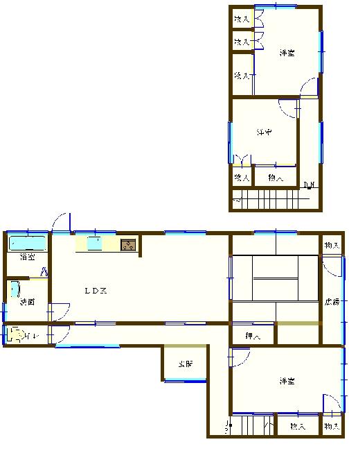Floor plan. 10.8 million yen, 4LDK, Land area 272.99 sq m , Building area 118.17 sq m