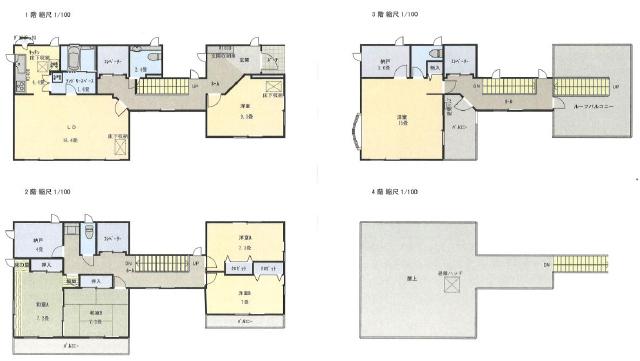 Floor plan. 38,800,000 yen, 6LDK, Land area 314.89 sq m , Building area 227.15 sq m