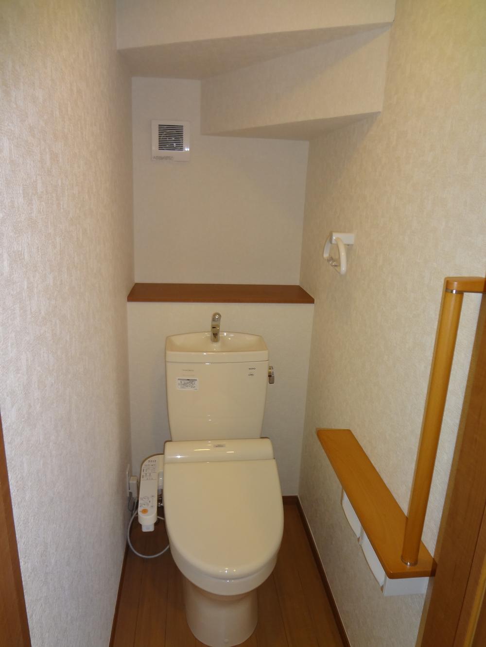 Toilet. Toilet construction example photo
