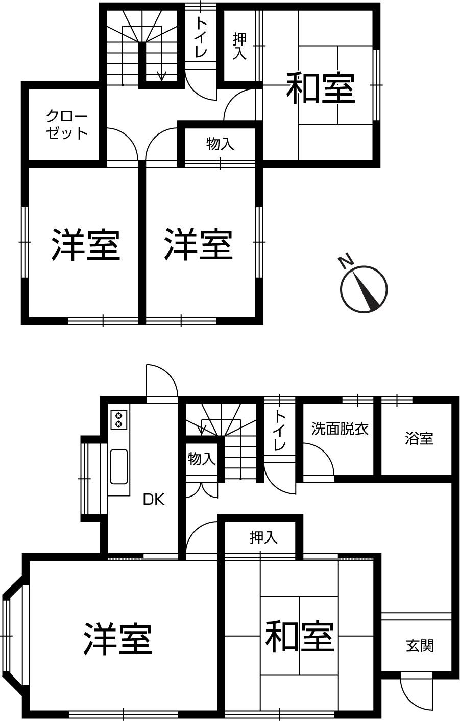 Floor plan. 15.8 million yen, 4LDK, Land area 165.27 sq m , 3 rooms in the building area 109.3 sq m 2 floor, 4LDK. It does not become a fight can have a lot of children