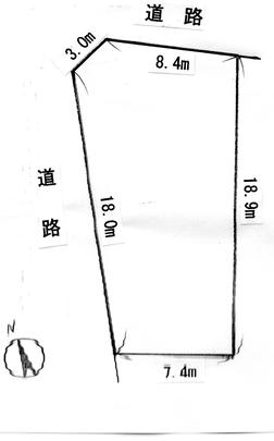 Compartment figure. Land price 8 million yen, Land area 176 sq m