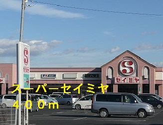 Supermarket. 400m to Super Seimiya (Super)