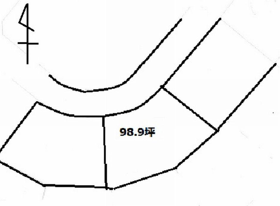 Compartment figure. Land price 6 million yen, Land area 326.99 sq m