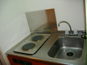 Kitchen. Electric stove with kitchen