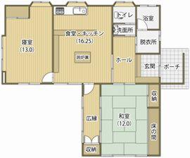 Floor plan. 29.5 million yen, 2DK, Land area 893.04 sq m , Building area 102.12 sq m
