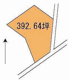 Compartment figure. Land price 4.6 million yen, Land area 1,298 sq m