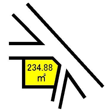 Compartment figure. Land price 6.5 million yen, Land area 234.88 sq m