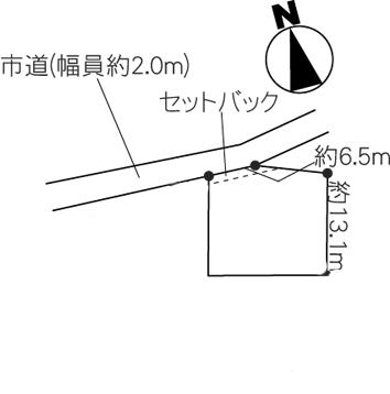 Compartment figure. Land price 7.61 million yen, Land area 251.6 sq m