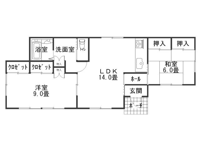 Floor plan. 11.3 million yen, 2LDK, Land area 454.37 sq m , Building area 67.9 sq m
