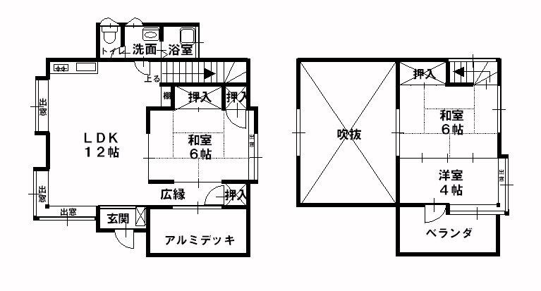 Floor plan. 6.8 million yen, 3LDK, Land area 198.8 sq m , Building area 68.73 sq m